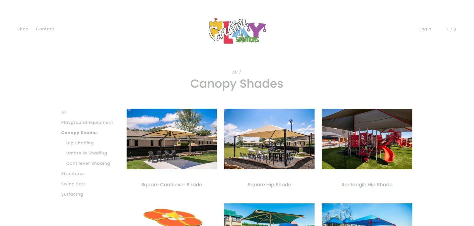 Original website before the redesign — Creative Play Solutions (4/5)
